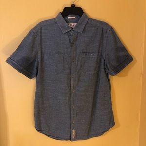 Penguin by Munsingwear denim button up sz. M